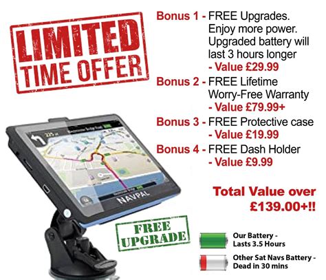 NAVPAL GPS SAT NAV 7 INCH UK EUROPE EDITION 2024 FREE Lifetime