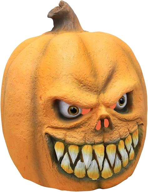 Halloween Costume Party Latex Pumpkin Head Mask Cosplay