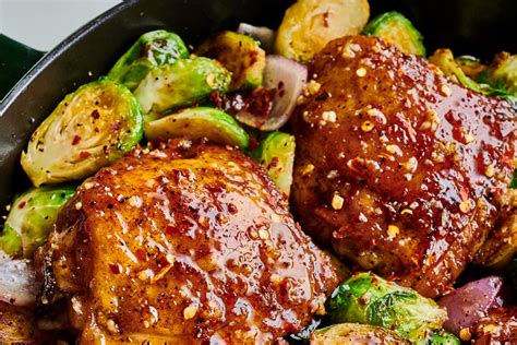 Hot Honey Garlic Skillet Chicken The Kitchn