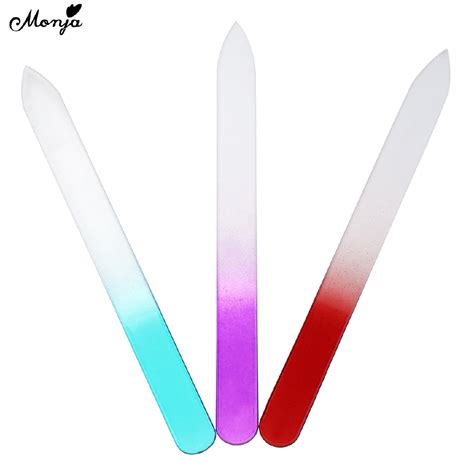 Monja Nano Crystal Glass Nail File Crystal Nail Shiner Nano Mini