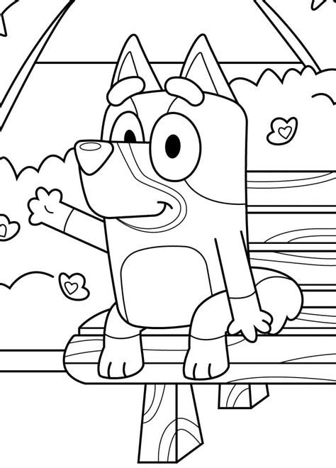 Desenhos De Lucky De Bluey Para Colorir E Imprimir Colorironline