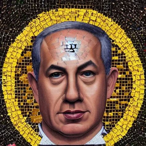 Realistic Portrait Of Benjamin Netanyahu Wearing Stable Diffusion