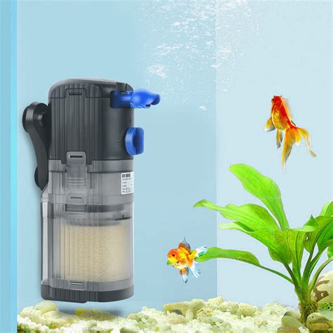 Aquarium Innenfilter Kompakt Filter Schwammfilter Aquarien 500 1500L H