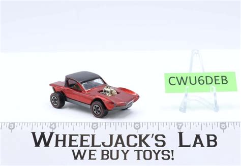 Python Red Redline Hot Wheels Mattel Vintage Rl Wheeljack S Lab