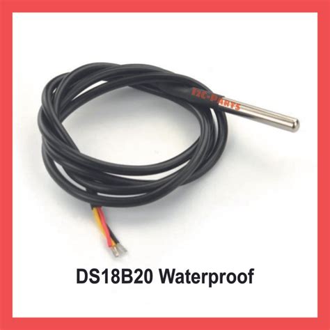 Jual DS18B20 Waterproof Temperature Probe Sensor Suhu Stainless 18B20