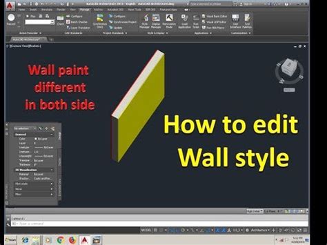 How To Customize A Wall In Acad Architecture