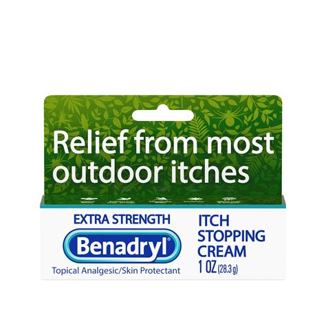 Benadryl Extra Strength Anti Itch Topical Gel With 2 Diphenhydramine Hci For Itch Relief Of