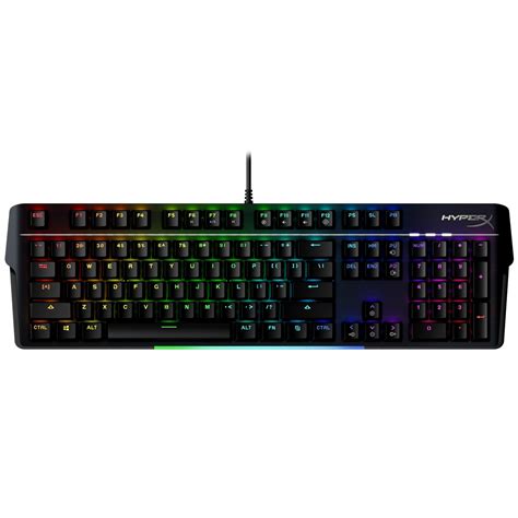 Клавиатура проводная игровая HyperX Alloy MKW100 USB Black RUS (4P5E1AX ...