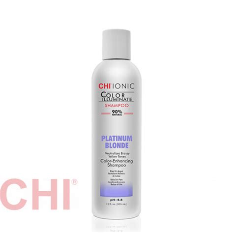 Шампунь оттеночный Chi Ionic Color Illuminate Shampoo Platinum Blonde Платиновый Блонд мл