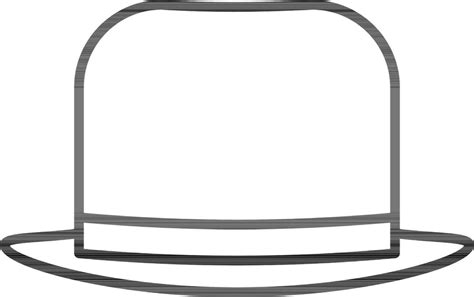 Fedora Hat Icon In Black Line Art 24369107 Vector Art At Vecteezy