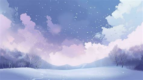 Anime Winter Scenery