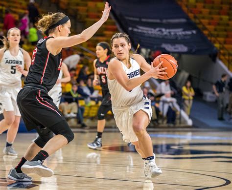 Usu Womens Basketball Defeats Unlv 58 49 In Season Finale The Utah