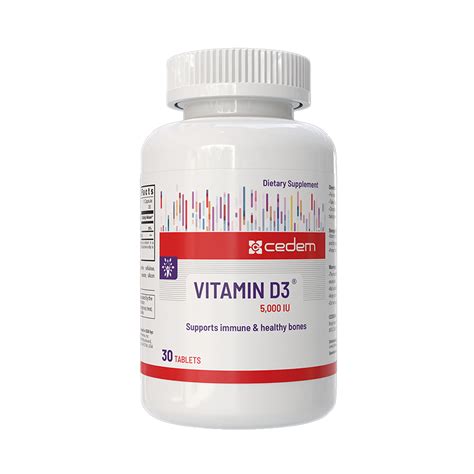 VITAMIN D3 5000 IU | CEDEM AG – SWITZERLAND