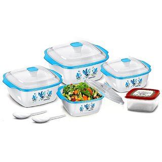Buy BMS Hot Fresh Casserole Serving Gift Set Of Pcs Blue Online