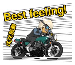 Ride Naked Bike By Bon Sticker