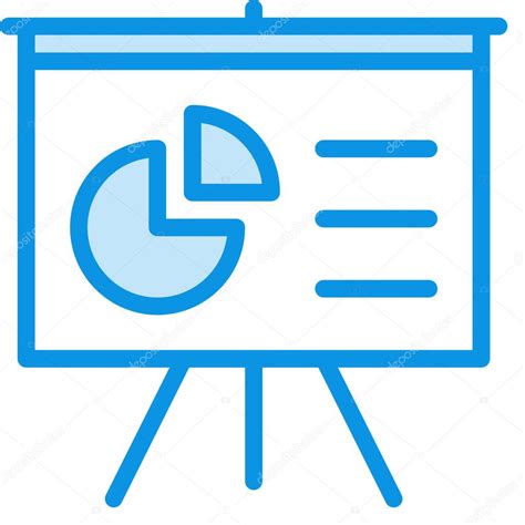 Icono De Presentaci N Del Tablero De Anal Tica En Estilo Esquema Rellenado 2024