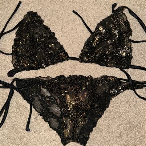 Sequence Bikini Scrunch Butt Gem