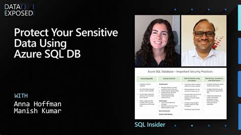 Sql Insider Series Protect Your Sensitive Data Using Azure Sql Db