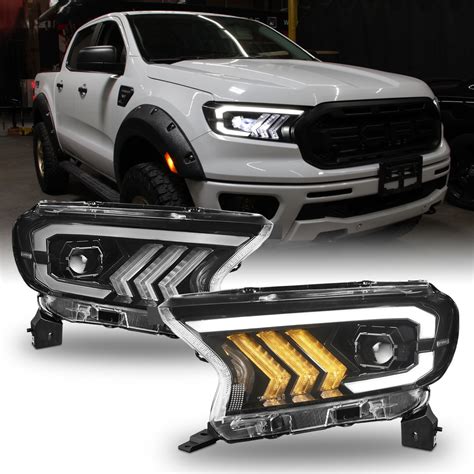 Fit Ford Ranger Full Led Drl Sequential Signal Projector