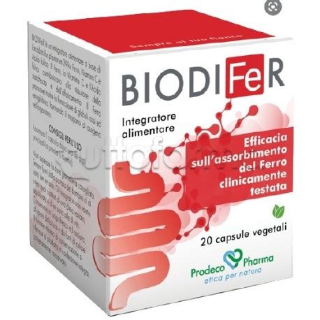 Biodifer Integratore Di Ferro Capsule Tuttofarma