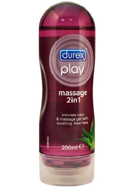 DUREX lubricant Play Massage 2 in 1 Aloe Vera 200ml Лубрикант DUREX