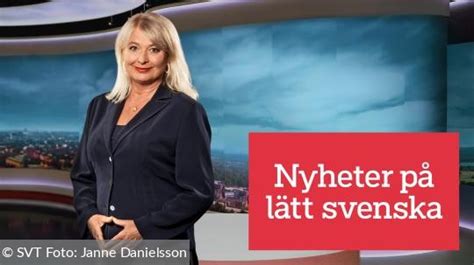 Nyheter P L Tt Svenska Svt M Ndag Jan