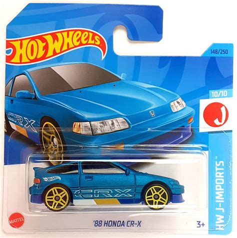 Машинка Хот Вілс 1 64 88 Honda CR X колекція HW J Imports Hot Wheels Mattel HKK68 ID 2021632657