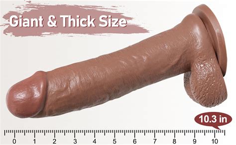 Amazon Inch Thick Dildo Huge Sex Toys For Women Realistic Large Silicone Dildos Hands