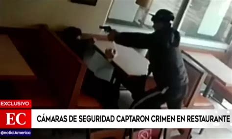 San Juan de Lurigancho Cámaras de seguridad captaron un crimen dentro