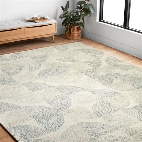 Alexander Home Aubrey Mid Centruy Modern 100 Wool Area Rug 7 9 X 9