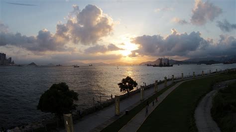 Kowloon Waterfront Park Hong Kong Drone Photography