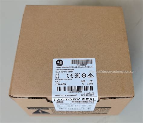 Allen Bradley Devicenet Flex I O Media Adapter Module Adn China