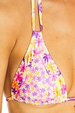 Kulani Kinis Panel Halter Bikini Top In Daisy Dreamer REVOLVE