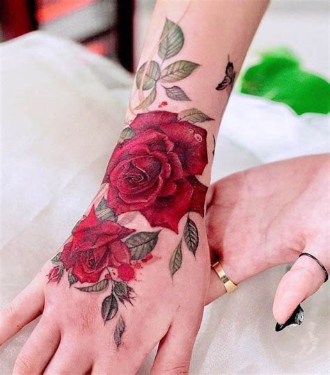 26 Rose Tattoos On The Wrist Drooddestina