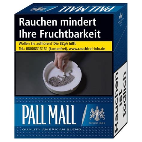 Pall Mall Zigaretten Blau Giga Er Packung Online Kaufen