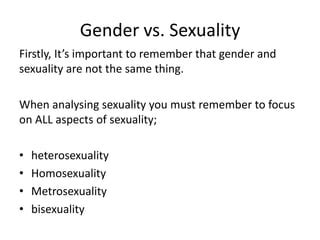 Representation Of Sexuality PPT