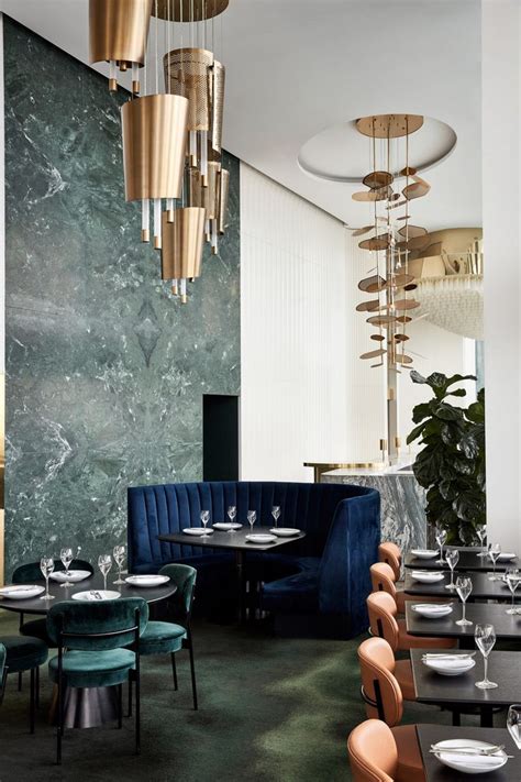 Мрамор, бархат и икра: изысканный ресторан в Австралии | Restaurant ...