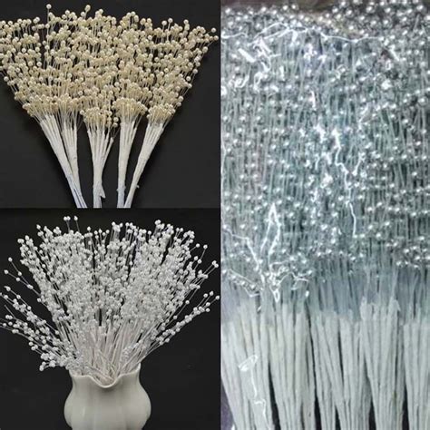 Fairnull 10Pcs Set Bouquet Luxury Decorating No Withering Stems