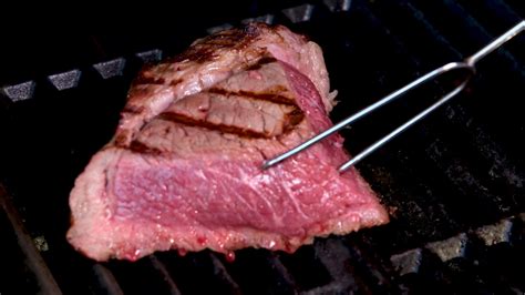 barbecue fresh beef meat with blood steak serving delicious food dinner