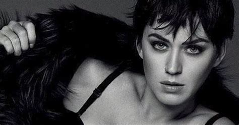Lingerie Clad Katy Perry Flaunts Killer Cleavage In Sexy Shoot For Vogue Japan Mirror Online
