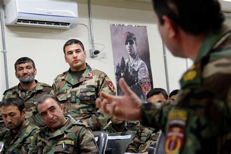 Afghan National Army Special Forces Soldiers Listen Nara And Dvids