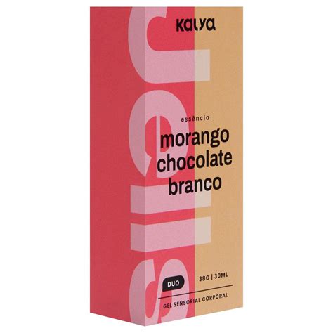 Gel Hot Duo Morango E Chocolate Branco Kalya Gall