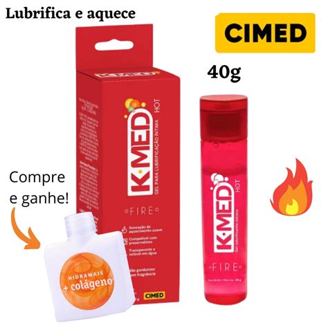 Gel Lubrificante Kmed Fire Hot G K Med Cimed Envio Imediato Shopee Brasil