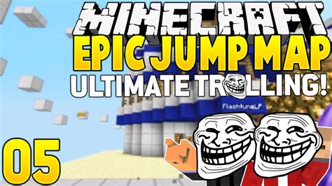 Minecraft Epic Jump Map Ultimate Trolling Neues Mikro Rode Nt