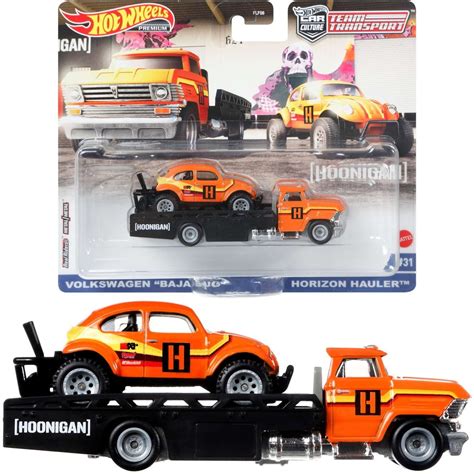 Hot Wheels Zestaw 2 pojazdów Volkswagen Baja Bug Horizon Hauler Mattel Sklep EMPIK