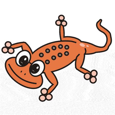 Cute Gecko Clipart - ClipartLib