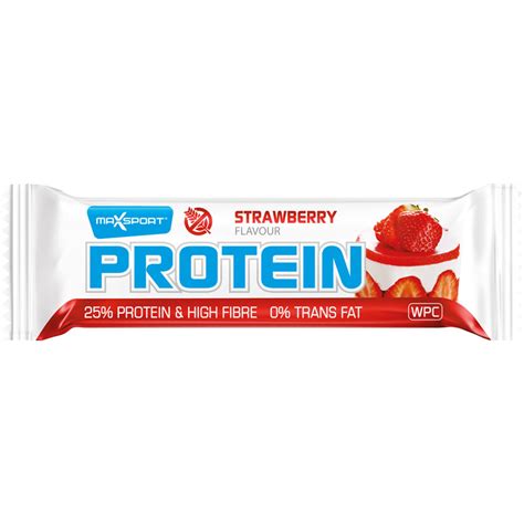 Protein Bar GF 60g Strawberry Marval Vincent