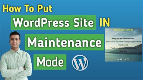 How To Put Your Wordpress Website In Maintenance Mode Youtube