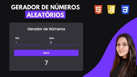 Gerador De N Meros Aleat Rios Entre Dois N Meros Number Generator