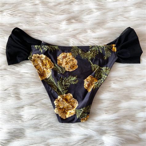SEXY FLORAL BIKINI BOTTOMS These Some Days Lovin Depop